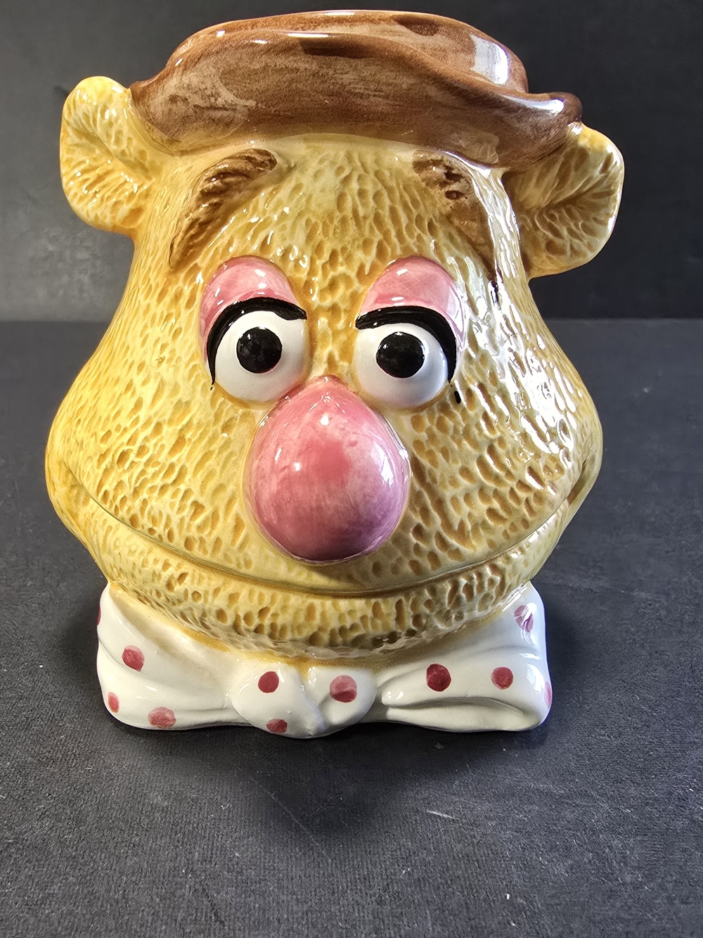 Vintage SIGMA Fozzie Bear Ceramic Mug Jim Henson Muppets The Muppet Show